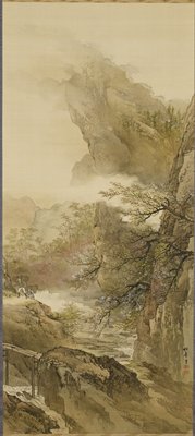 Woodcutter Returning from the Mountain in Spring, Suzuki Shōnen, around 1900