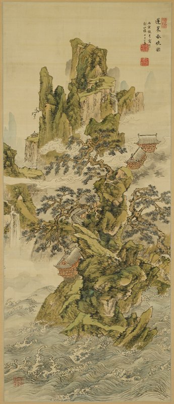 Spring Dawn at Hōrai, Hine Taizan, 19th century