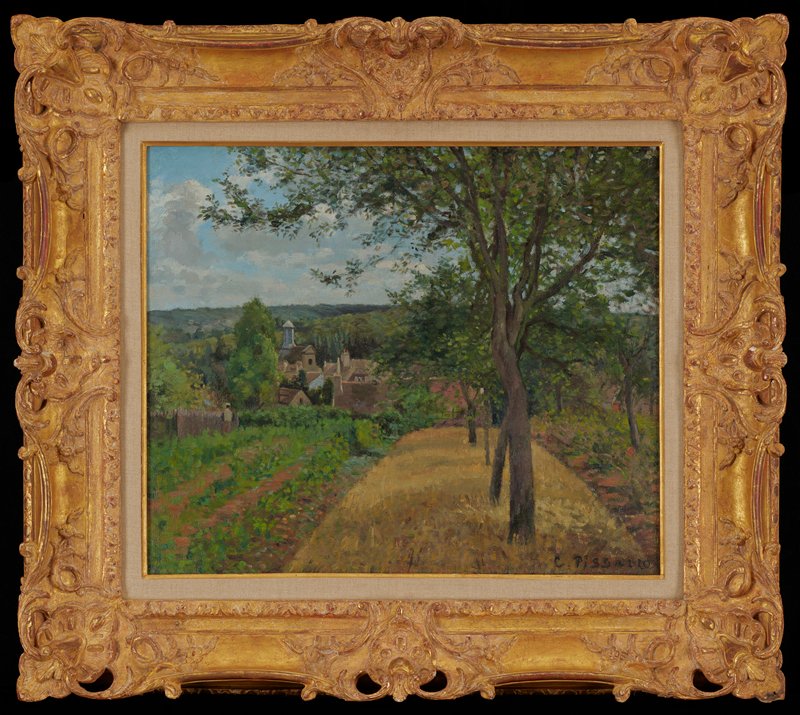 Orchards at Louveciennes, Camille Pissarro, 1872