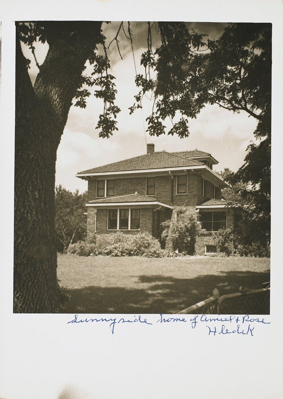 Sunnyside Home of Amiel and Rose Hledik, Drahomir Josef Ruzicka