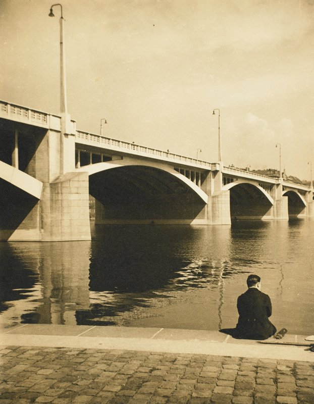 A Bridge in Prague, Czechoslovakia, Drahomir Josef Ruzicka, 20th century