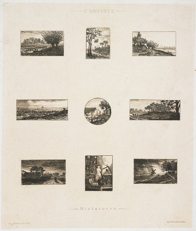 Miniatures, Auguste Delâtre, 19th century
