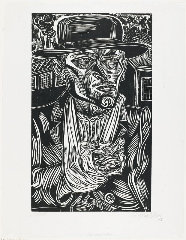 Fabrikarbeiter by Conrad Felixmüller