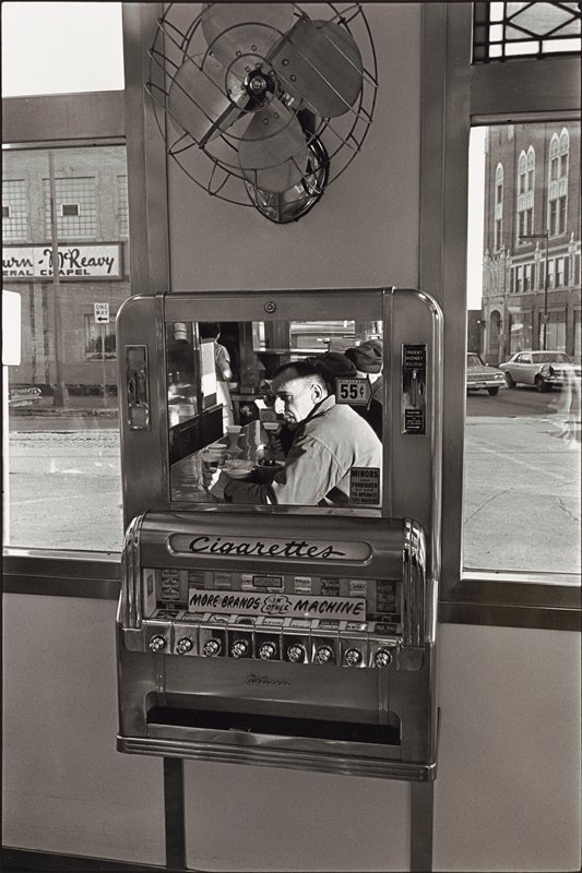 Man in a White Castle, Minneapolis, Thomas F. Arndt, 1970