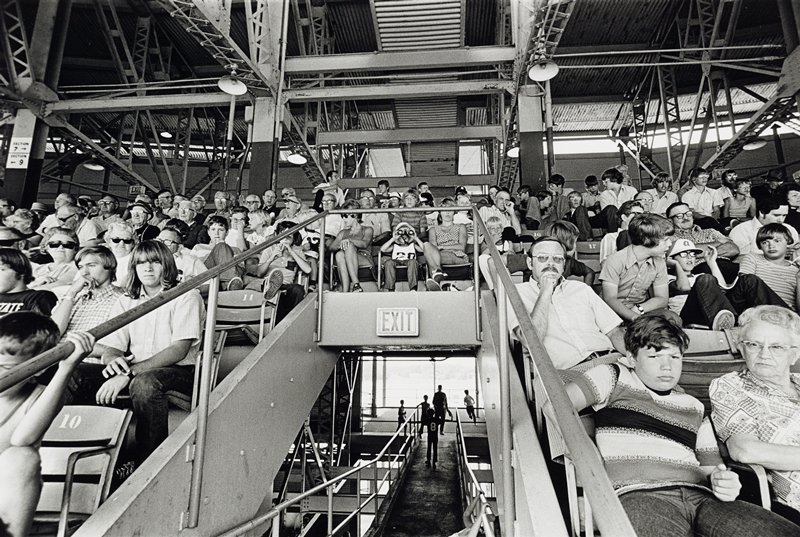 Baseball Fans, Met Stadium, Bloomington, Minnesota, Thomas F. Arndt, 1974