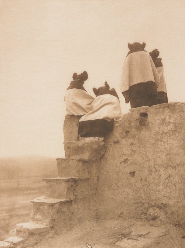 Watching the Dancers, Edward S. Curtis, 1906