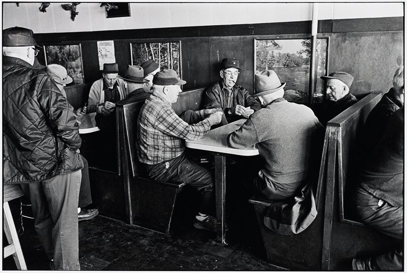 Guys Playing Cards, Fergus Falls, Thomas F. Arndt, 1973