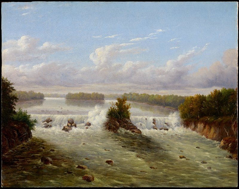 The Falls of St. Anthony, Seth Eastman, 1848