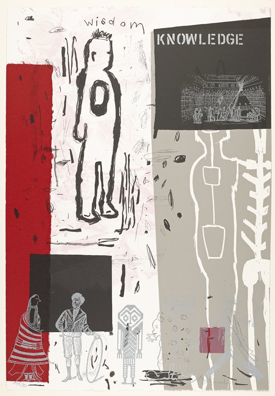 Survival: Wisdom/Knowledge, Jaune Quick-to-See Smith, 1996