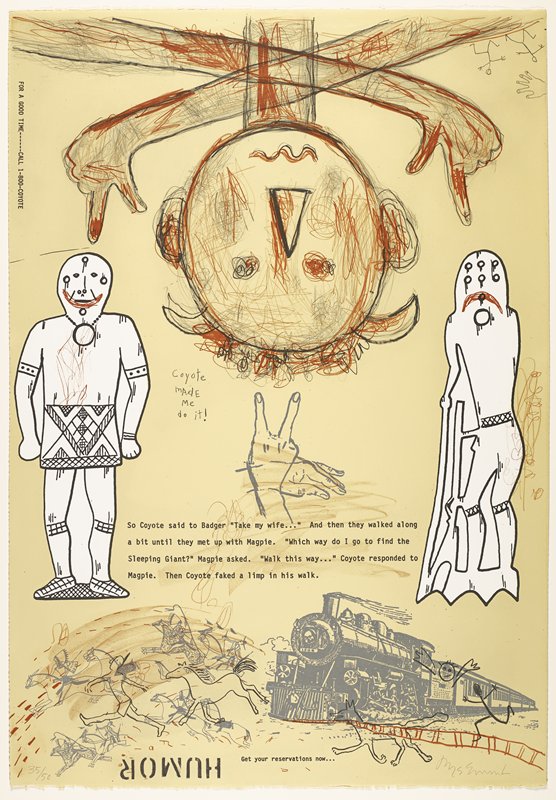Survival: Humor, Jaune Quick-to-See Smith, 1996