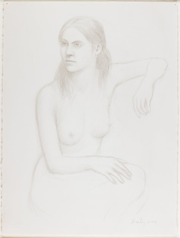 Untitled (Seated Female Nude), William Bailey, 2005