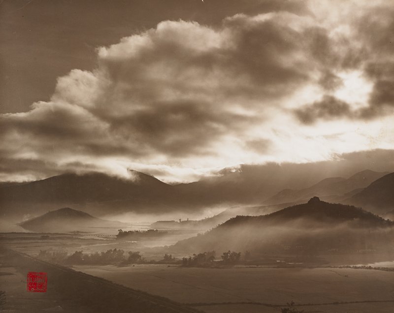A Misty Morning, Francis K. Wu, c. 1940–1950s
