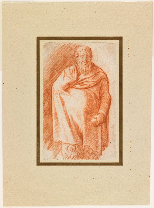 Study of a Statue of Pan, Attributed to Polidoro da Caravaggio, 1520s