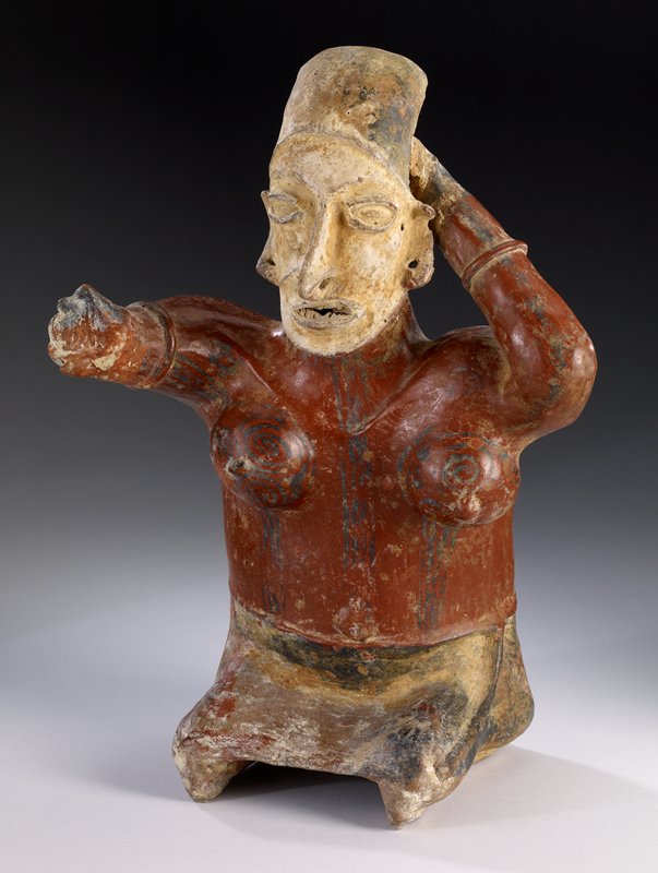 Seated Female Figure, 200 BCE–300 CE