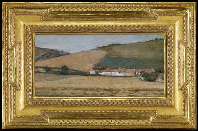 Farm Among Hills, Giverny, Теодор Робинсон, ок. 1887