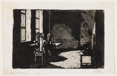 Dokumentasi “The Artist in His Mother's Room in Danzig”; Etching. Minneapolis Institute of Art.
