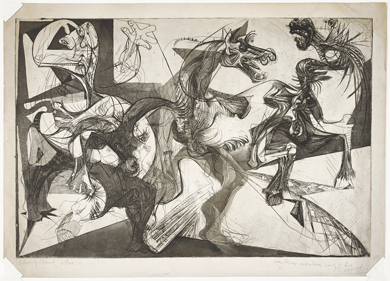 Apocalyptical Space, Mauricio Lasansky, 1944–45