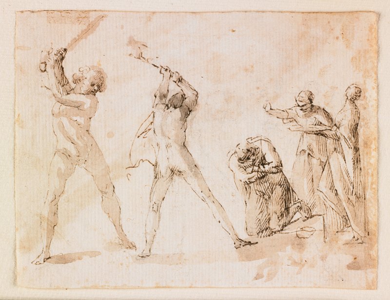 Martyrdom of Saint John the Baptist, Francesco Allegrini, 17th century
