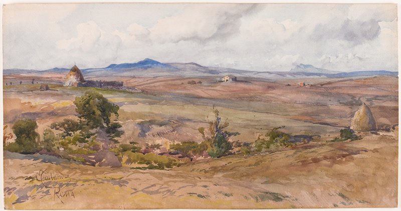 Rural Landscape, Onorato Carlandi, 19th-20th century