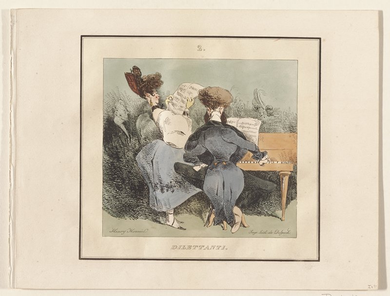 Dilettanti, Henri Monnier, c.1830