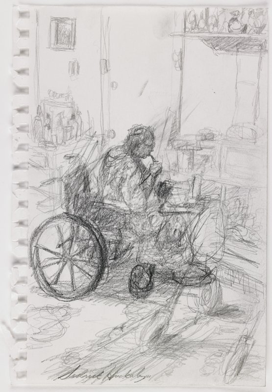 Untitled (Big Mama in her Wheelchair), Sedrick Huckaby, 2008