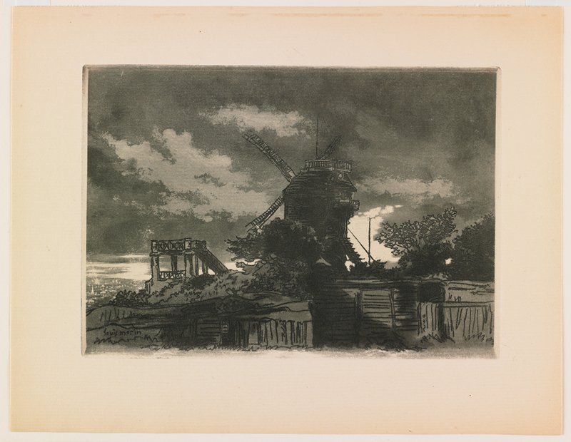 La fin de Montmartre, Louis Morin, 1905