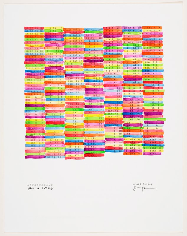 Incantation for Six Voices, Scott Helmes, 2001
