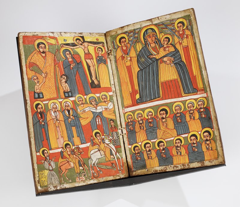Diptych icon, about 1700