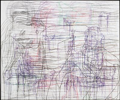 Les Flâneuses, Ghada Amer, 2008