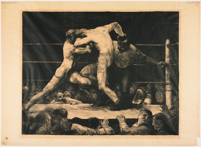 A Stag at Sharkey's, George Bellows, 1917