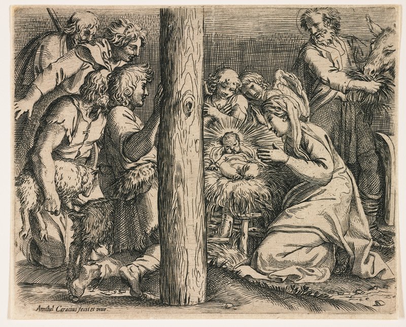 The Adoration of the Shepherds, Annibale Carracci, c. 1606