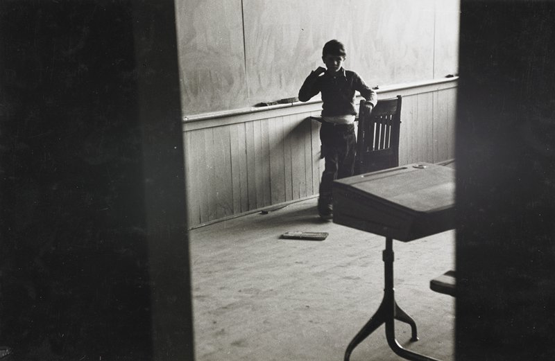 School at Rescue, California, Zoe Lowenthal, 1954