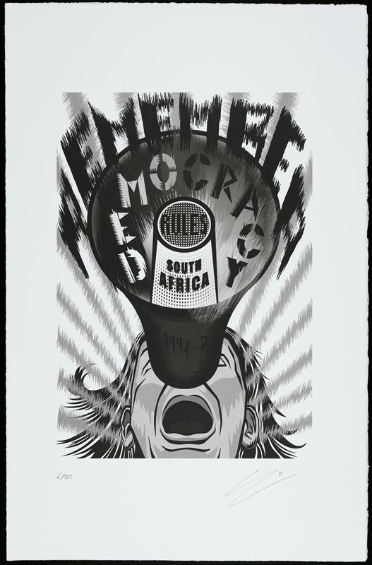 Untitled (Remember Democracy Rules South Africa), Wilhelm Kruger, 2010