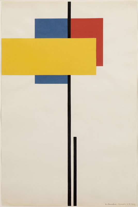 Composition No. 8, Michel Seuphor [Fernand Berckalaers], 1974 (designed 1929)