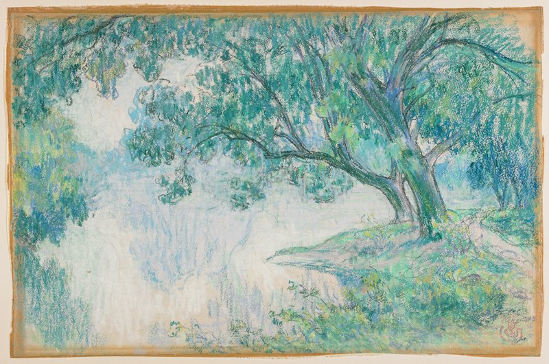 Landscape with Pond, Émile Schuffenecker, c. 1896
