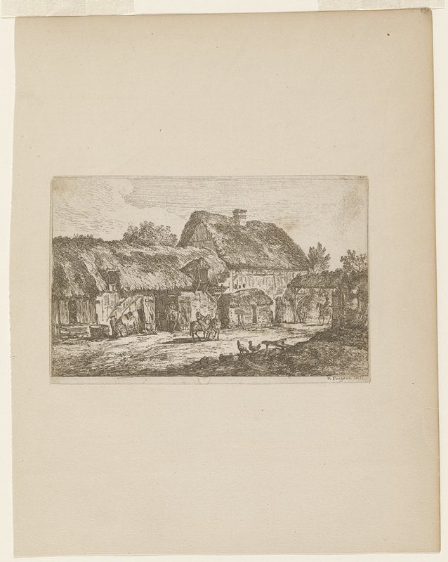 Print, N. Perignon, 18th century