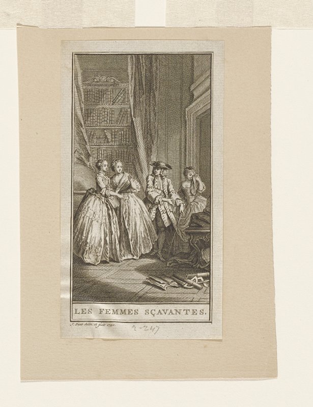 Les Femmes Scavantes, John Punt, 1740