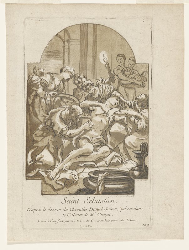 Saint Sébastien, Comte de Caylus, 18th century