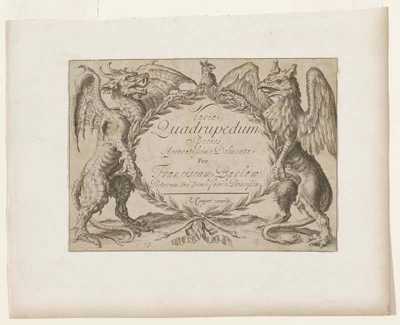 Print, Francis Barlow, 17th century