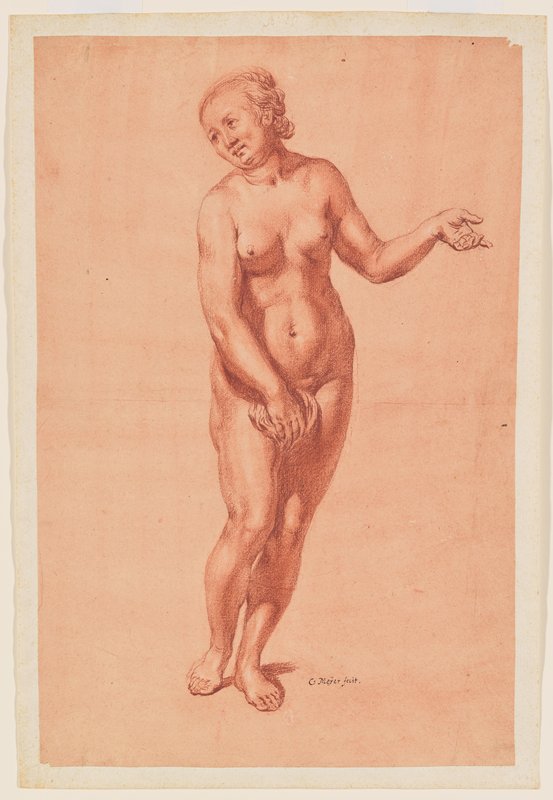 Standing Female Nude, Conrad Meyer, c. 1650–89