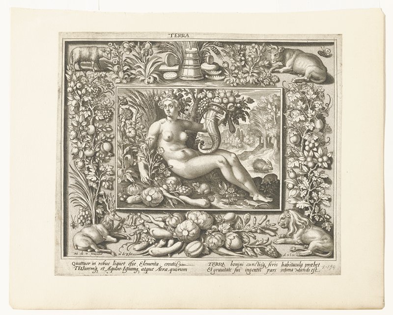 Terra, Nicolaes de Bruyn, 17th century