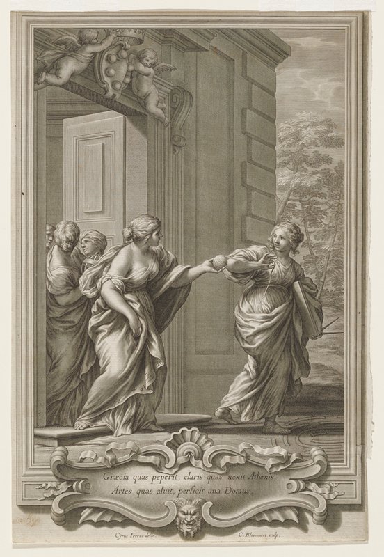 Print, Cornelis Bloemaert, 17th century