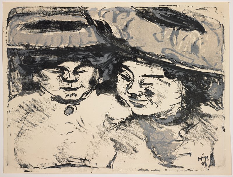 Zwei Dirnen (Two Prostitutes), Max Pechstein, 1908