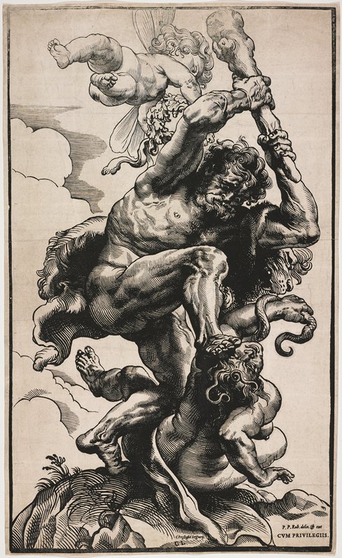 Hercules Triumphant over Discord, Christoffel Jegher, 1633–34
