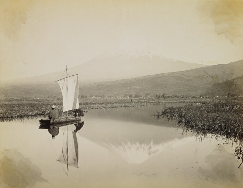 A 526. Fujiyama from Kashiwabara, Tokaido, A. Farsari & Co., c. 1886