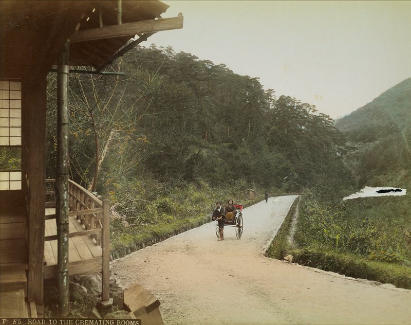 F85. Road to the Cremating Rooms, A. Farsari & Co., c. 1886