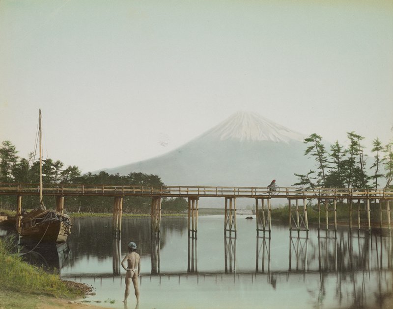 Tagoura Bridge, A. Farsari & Co., c. 1886