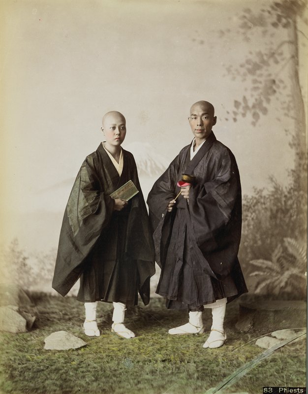 83. Priests, Attributed to A. Farsari & Co., c. 1886