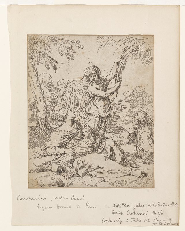 Rest on the Flight into Egypt, Симоне Кантарини, XVII век