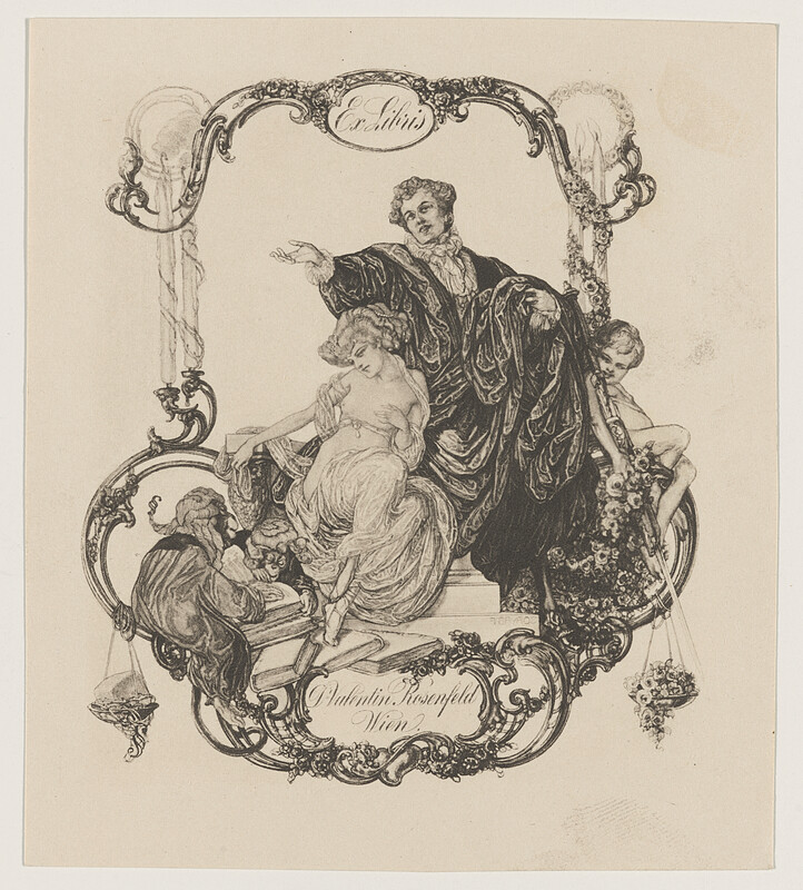 Ex-Libris: F. Valentin Rosenfeld, Франц фон Байрос, XIX–XX века